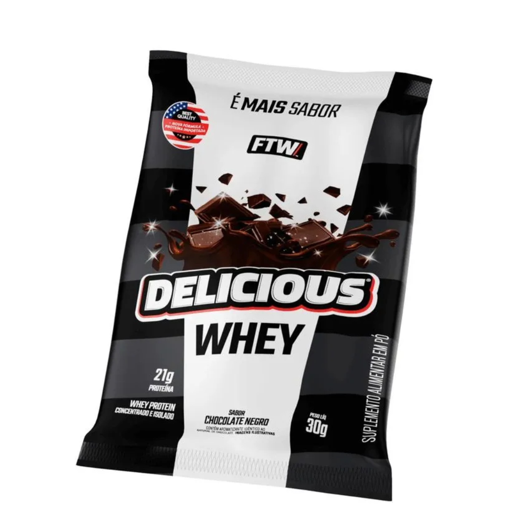Whey Protein Chocolate Sache FTW (Embalagem com 20 unidades de 30g)