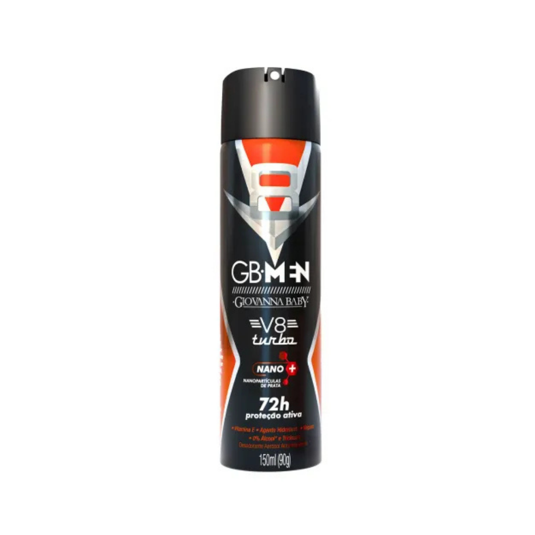 Desodorante Aerossol Men V8 Giovanna Baby (Frasco de 150ml)