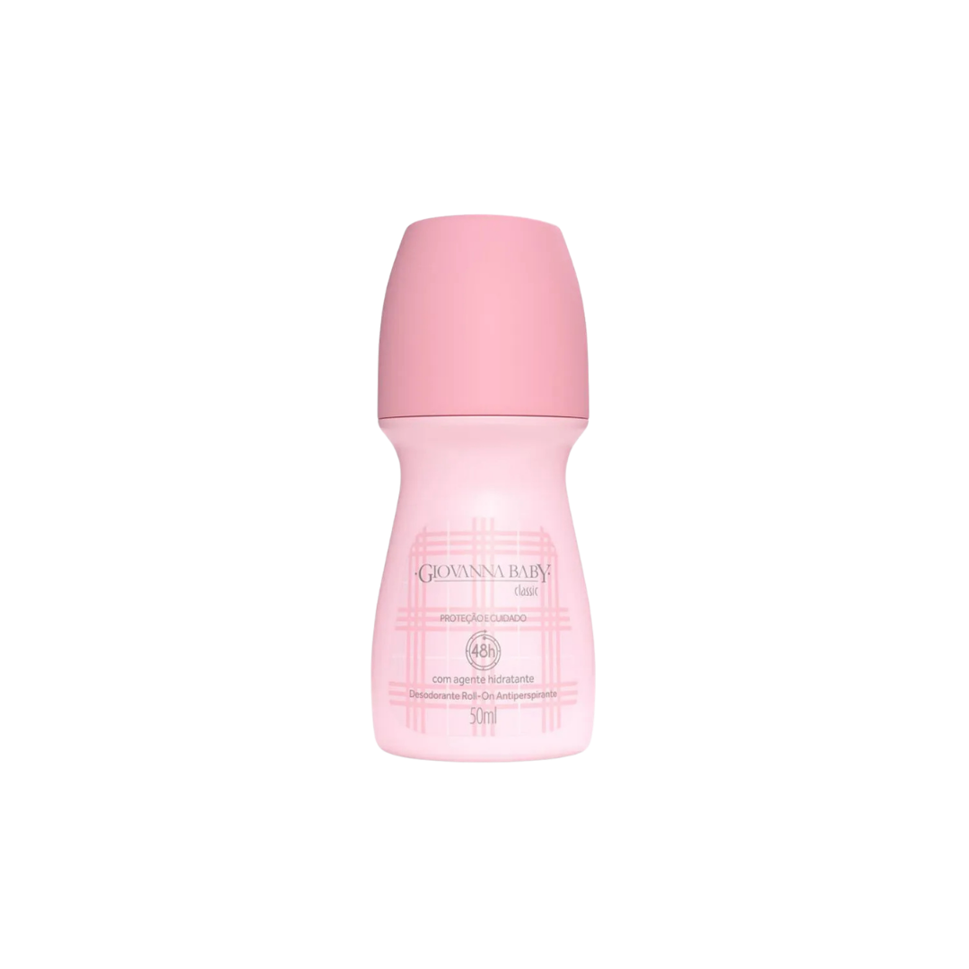 Desodorante Roll-On Classic Giovanna Baby (Frasco de 50ml)