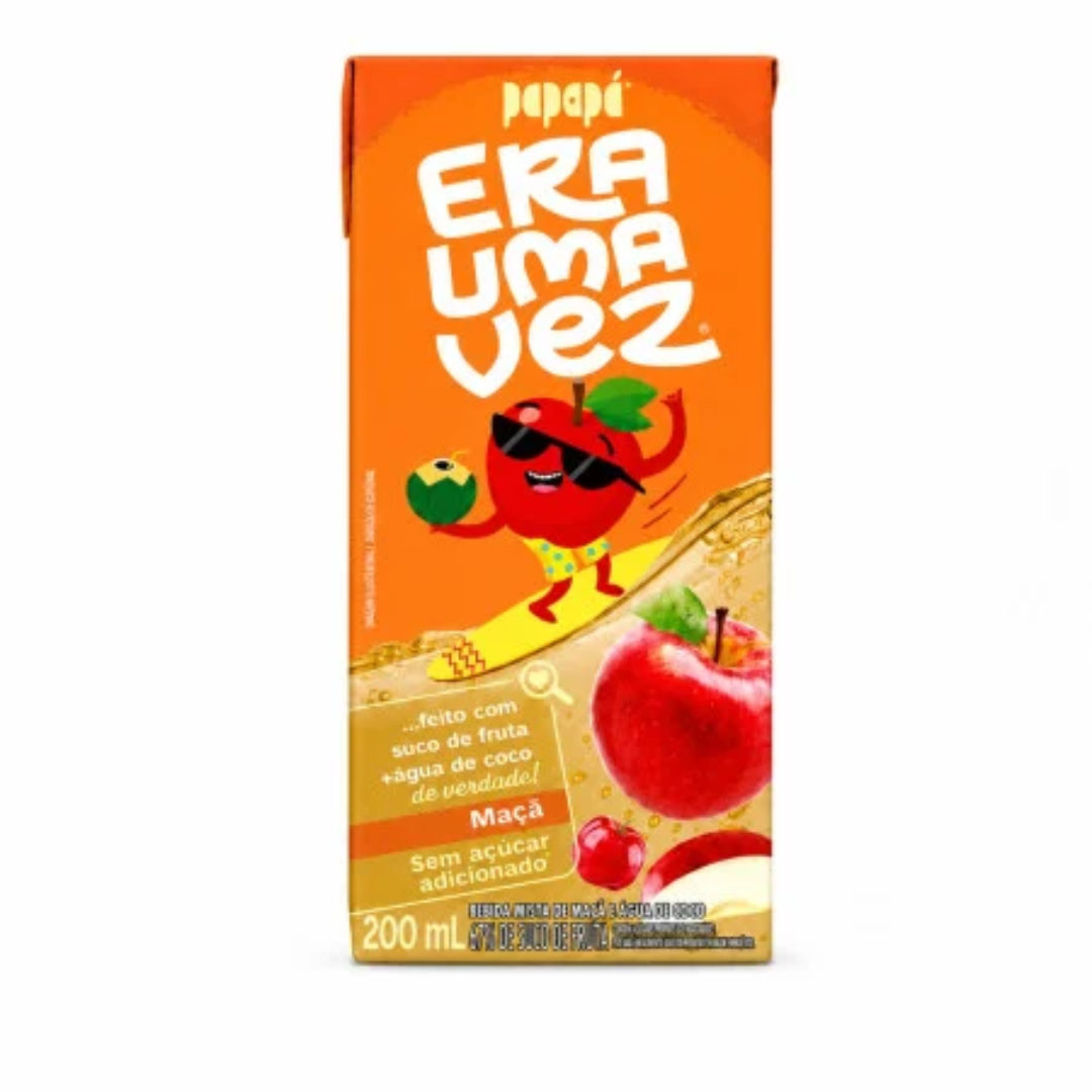 Bebida de Maça Era Uma Vez Papapa (Embalagem de 200ml)