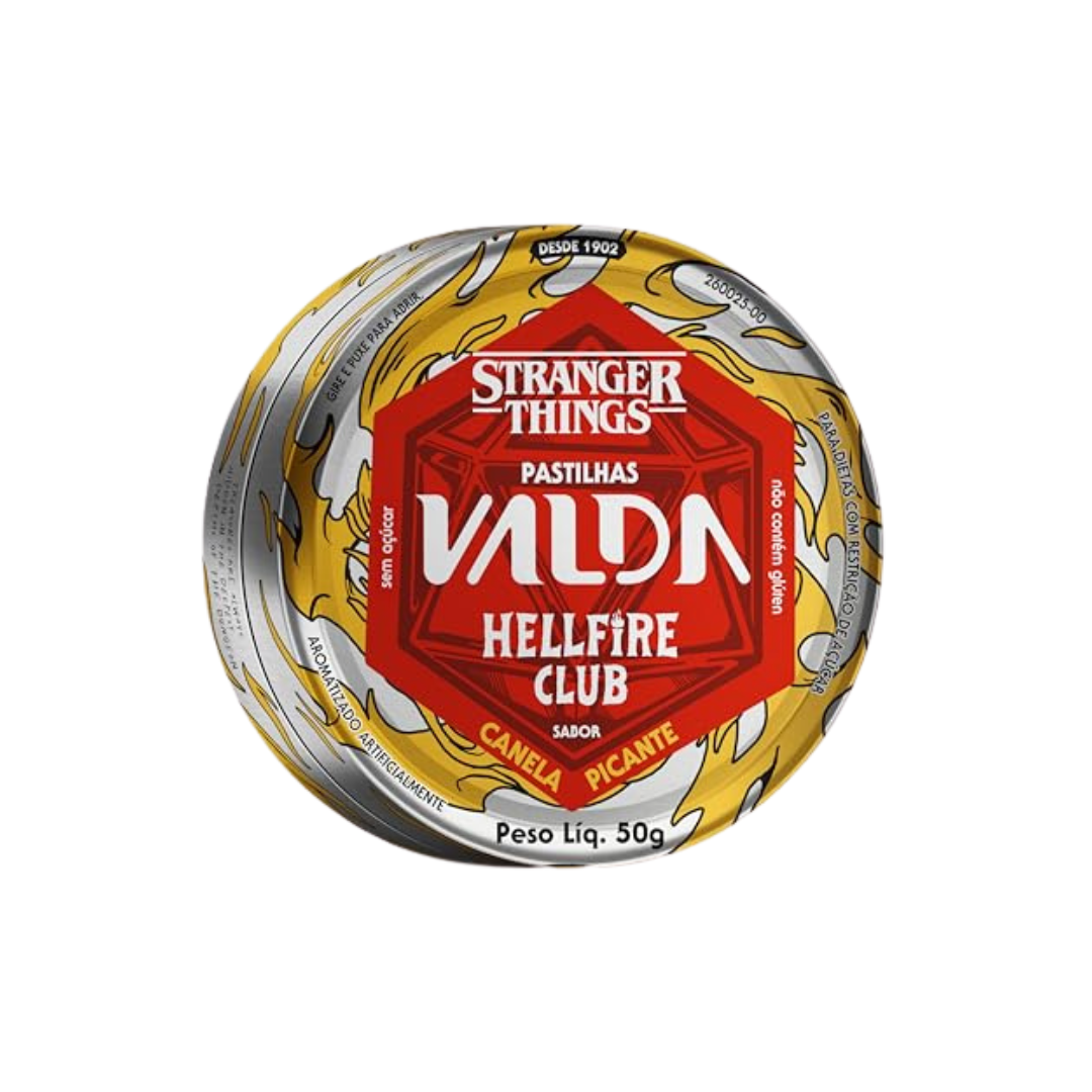Valda Can e Pim Stranger Things Eurofarma (Embalagem com 10 unidades de 50g)