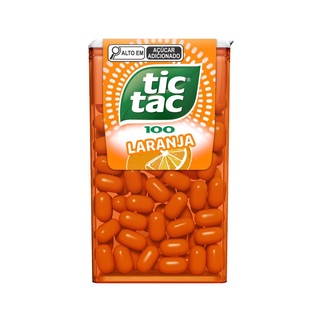 Tic Tac 100 Laranja Ferrero (Embalagem com 12 unidades de 49g)