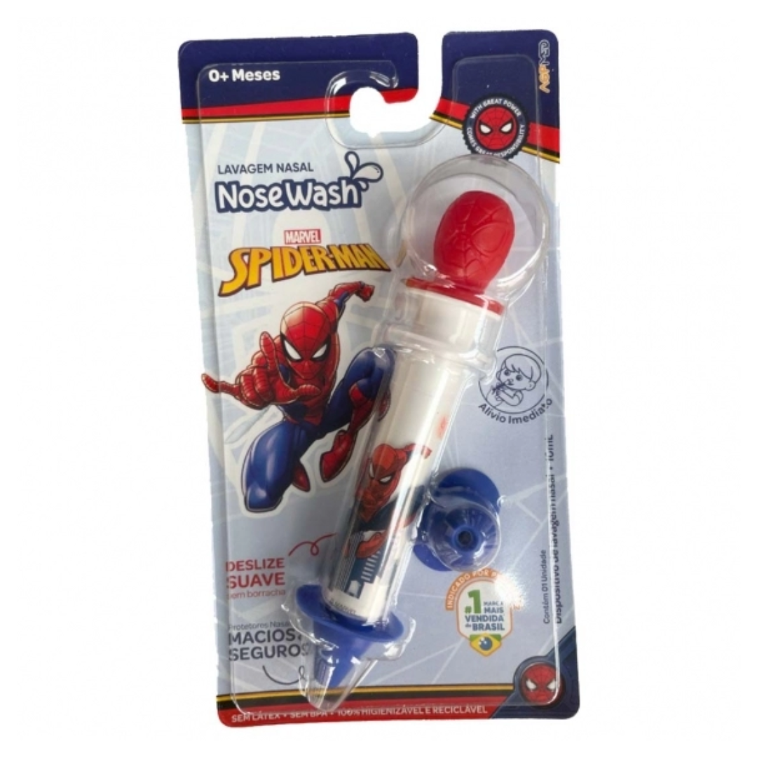 Dispensador. Nasal Nosewash Homem Aranha (Embalagem de 10ml)