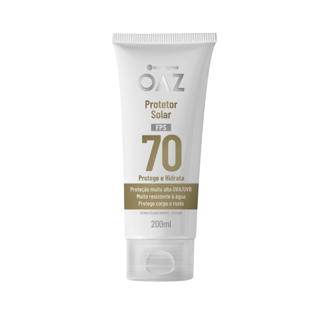 Protetor Solar Oaz Fps70 Eurofarma (Embalagem de 200ml)