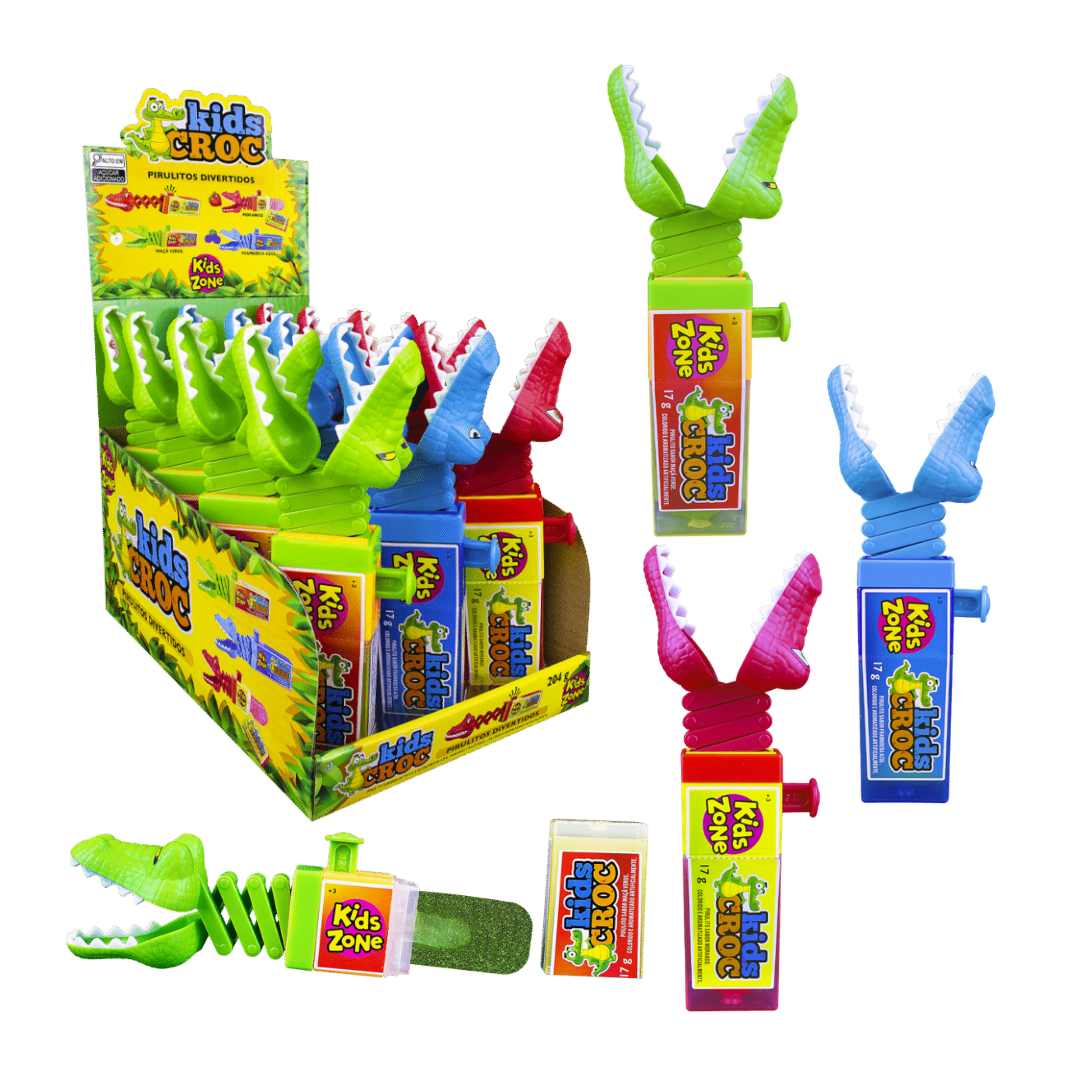 Brinquedo. C/ Pirulito Kids Croc Kids Zone (Embalagem de 8g)