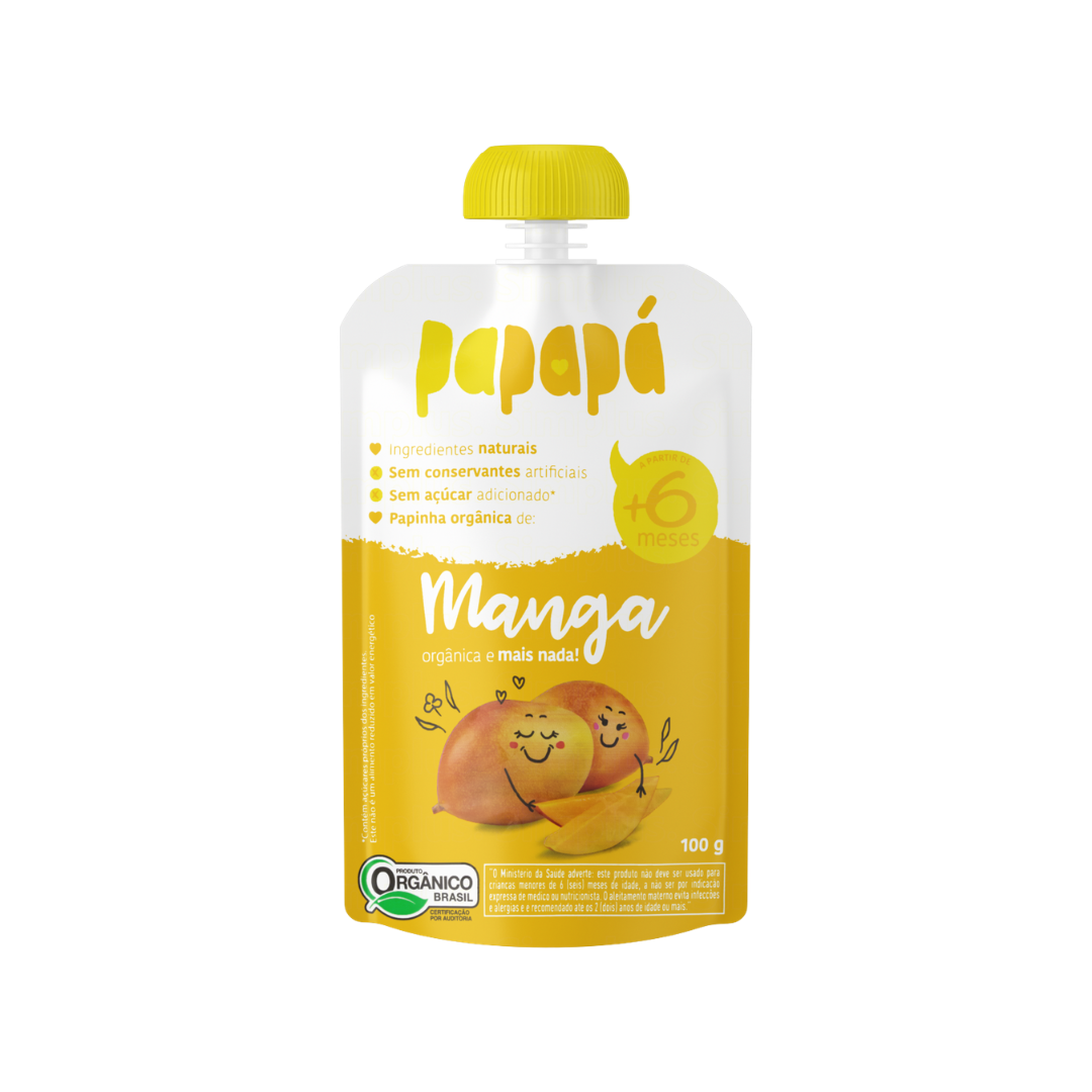 Papinha de Manga Papapa (Embalagem de 100g)