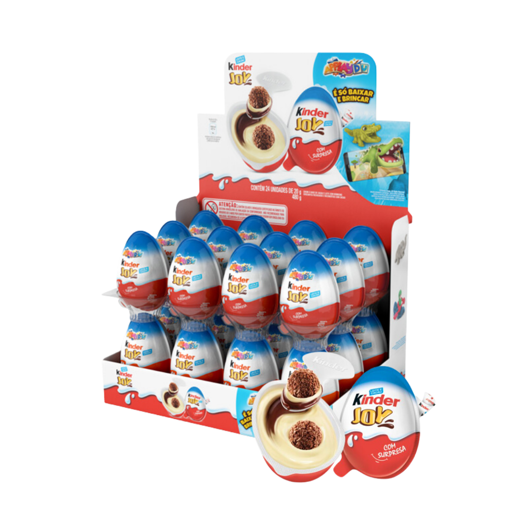 Kinder Joy Azul Ferrero (Display com 24 unidades de 20g)