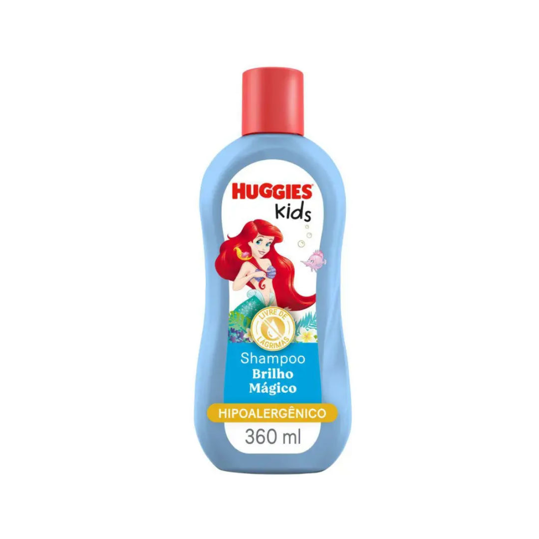 Shampoo Huggies Brilho Ariel (Frasco de 360ml)