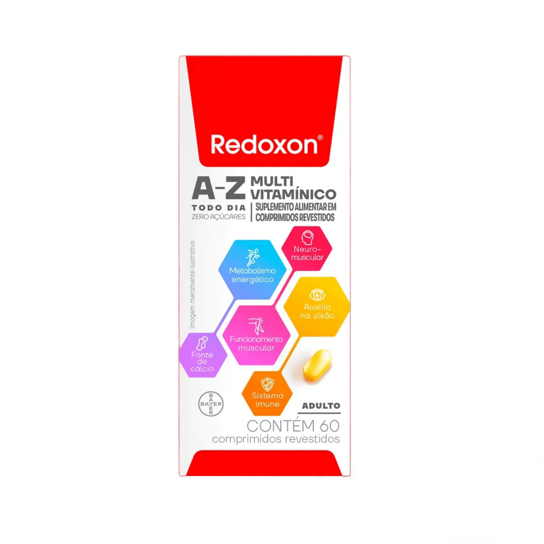 Redoxon A-Z Multivitamínico Bayer (Embalagem de 60comp)