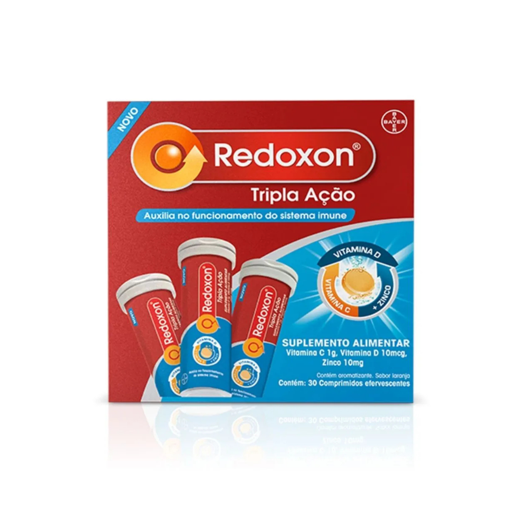 Redoxon Tripla Ação Eferv Bayer (Embalagem de 30comp)
