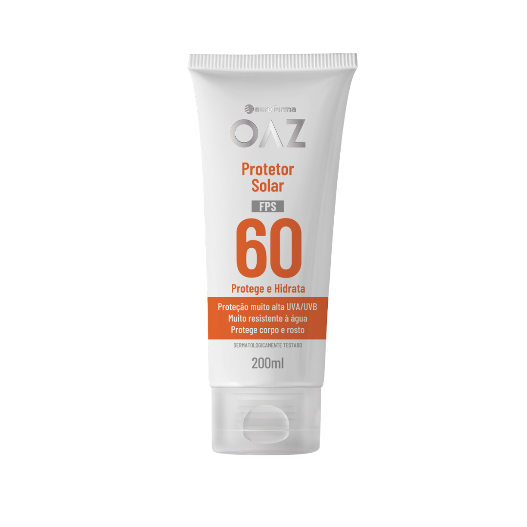 Protetor Solar Oaz Fps60 Eurofarma (Embalagem de 200ml)