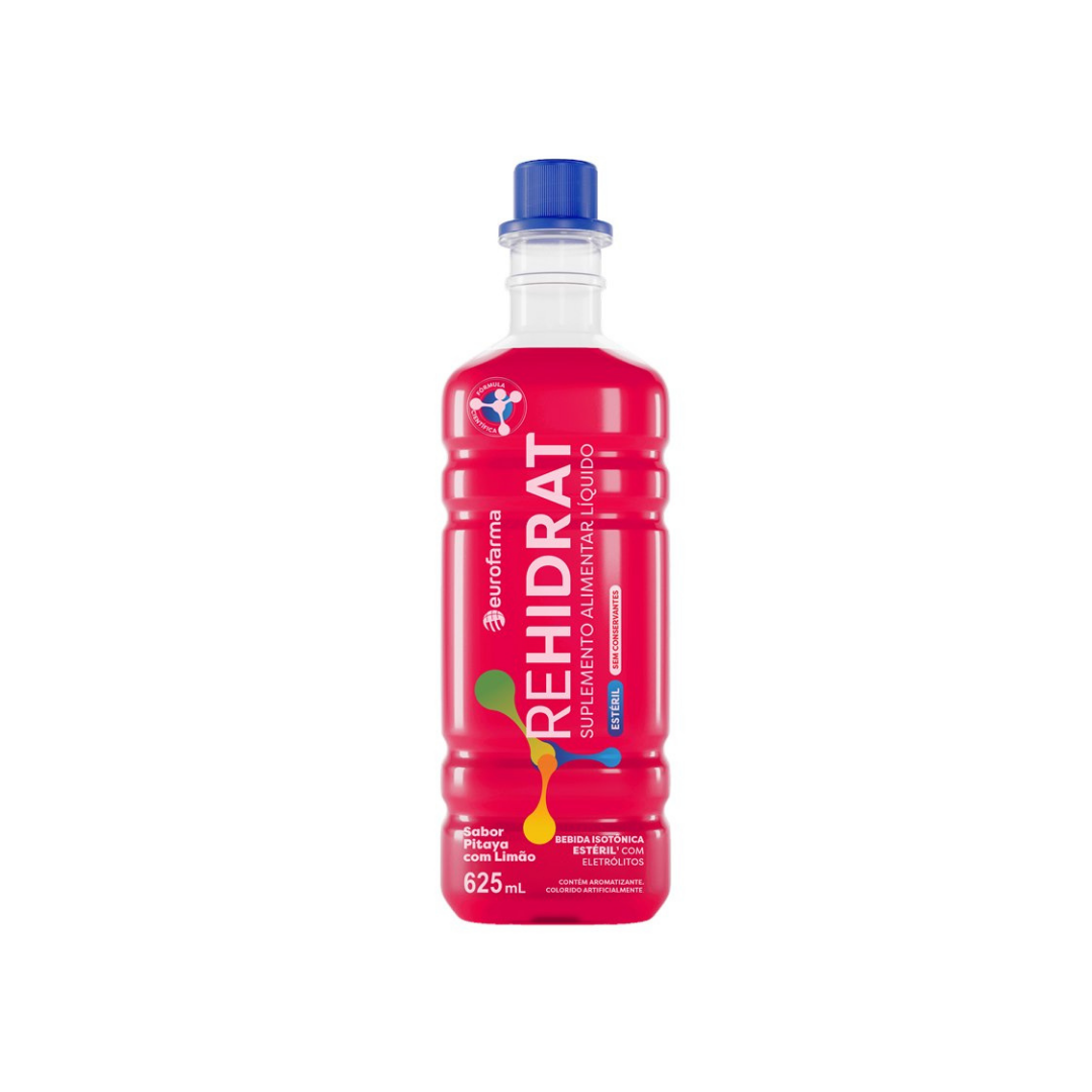 Rehidrat Solução Oral Pitaya C/lim Eurofarma (Embalagem de 625ml)