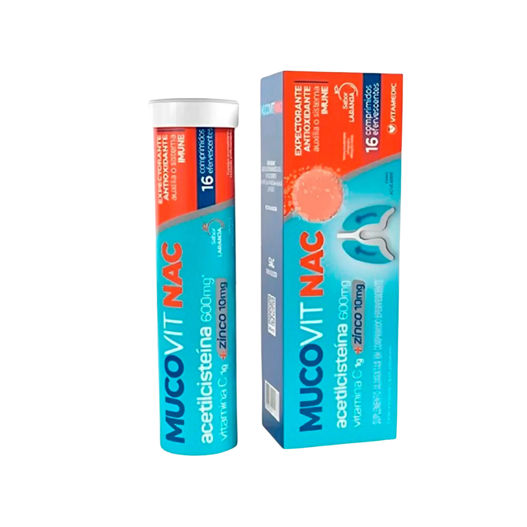 Mucovit Nac Cp Eferv Vitamedic (Embalagem de 1x16cp)