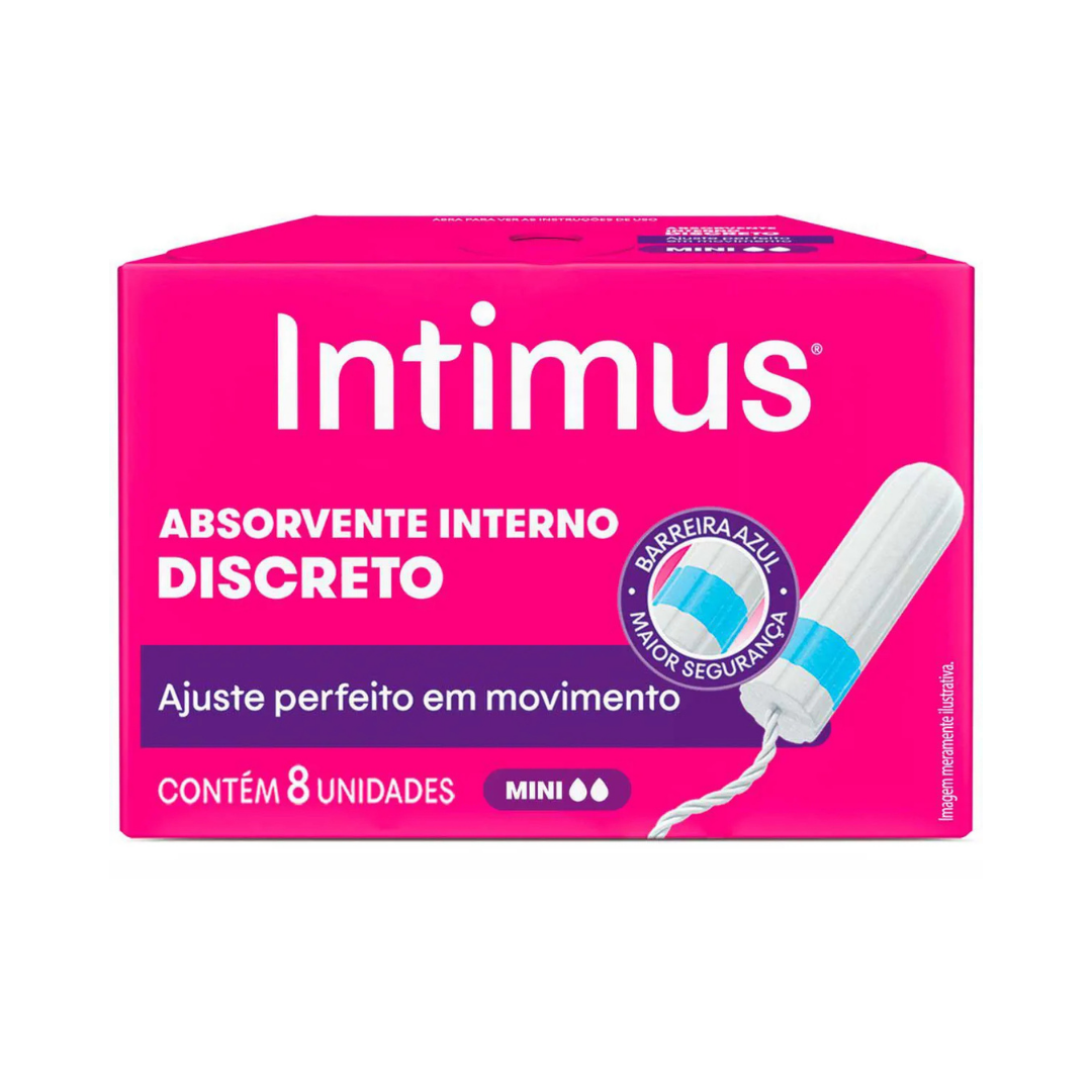 Absorvente Interno Intimus Mini (Pacote com 8 unidades)