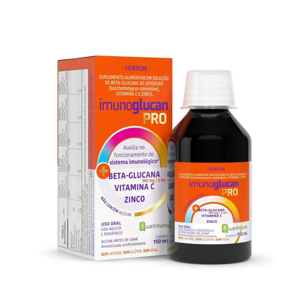 Imunoglucan Pro Suspensão Oral Hebron (Embalagem de 150ml)