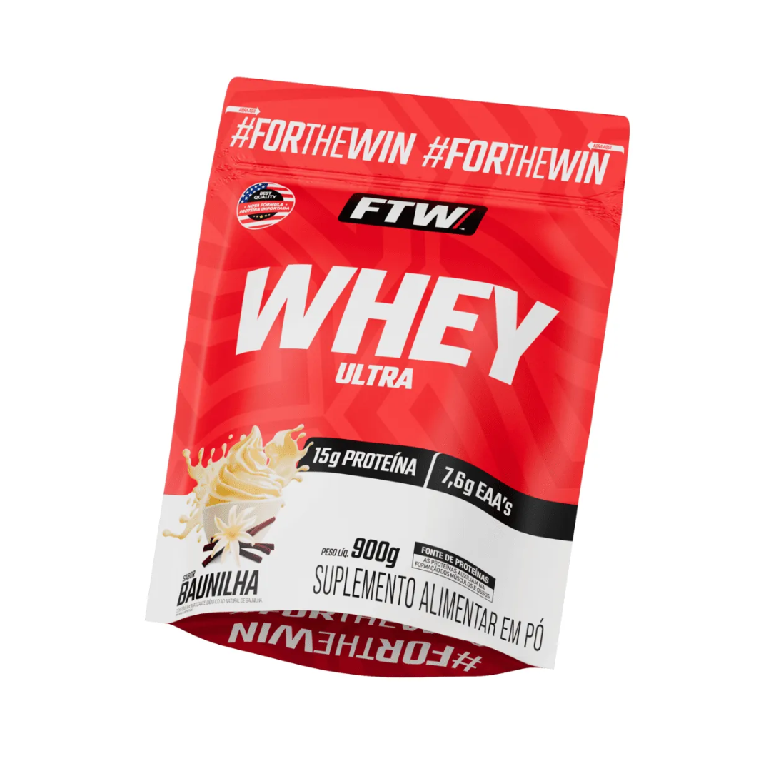 Whey Ultra Protein Baunilha FTW (Refil de 900g)