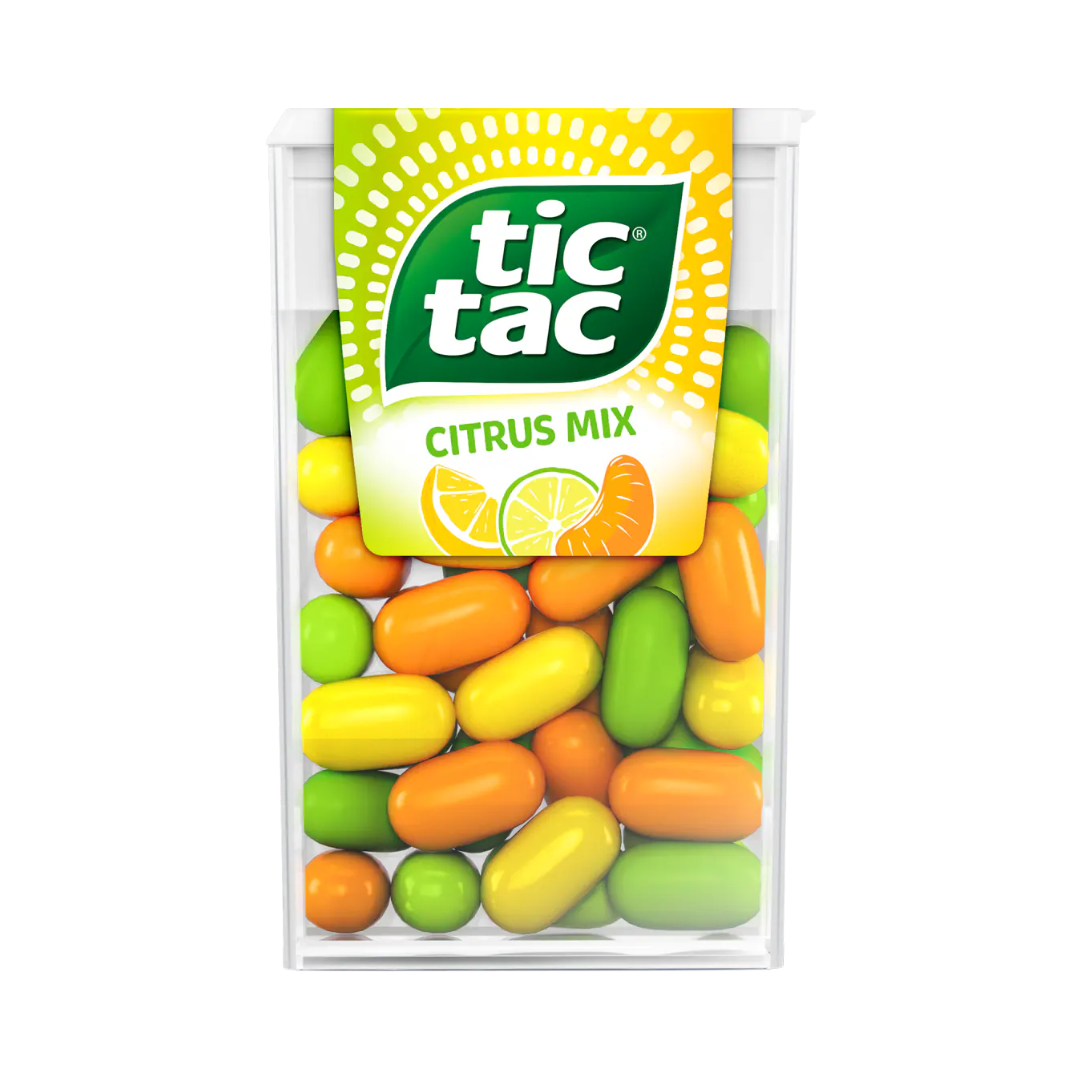 Tic Tac Citrus Mix Ferrero (Embalagem com 14 unidades de 14g)