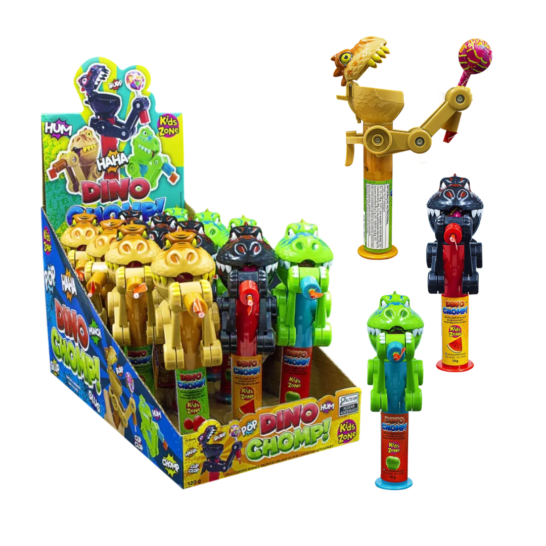 Brinquedo. C/ Pirulito Kids Dino Kids Zone (Embalagem de 10g)
