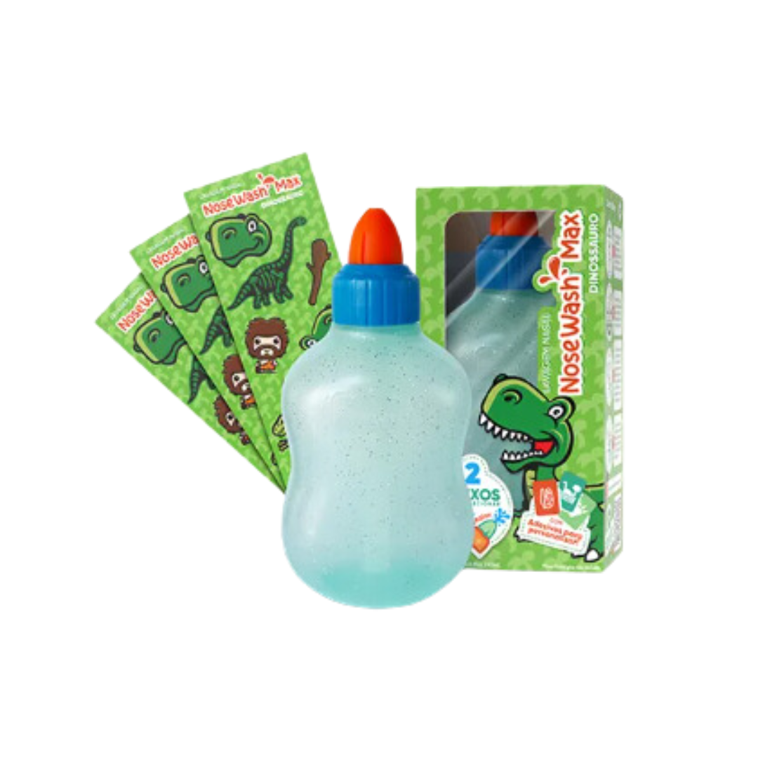 Dispensador. Nasal Nosewash Dinossauro Nosewash Max (Embalagem de 240ml)