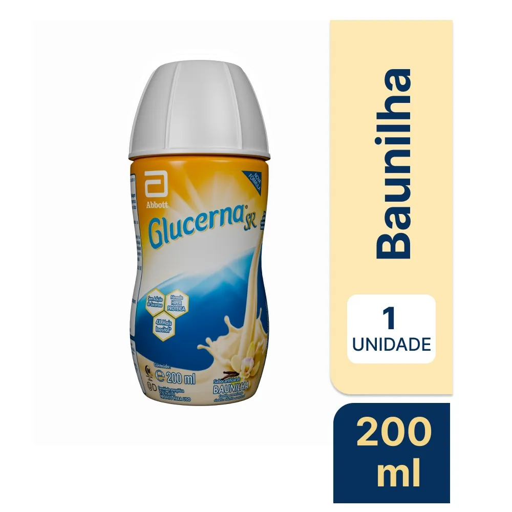 Glucerna Liquido Baunilha Abbott (Embalagem de 200ml)