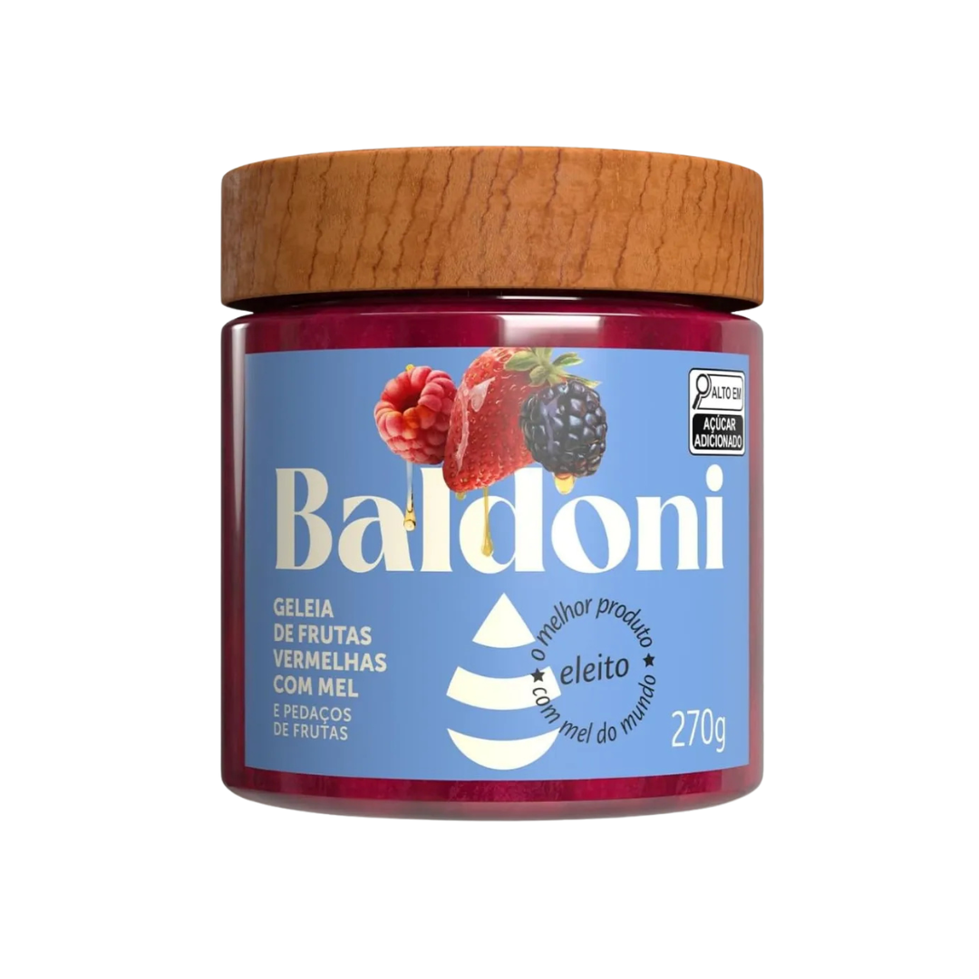 Geleia de Frutas Vermelhas Baldoni (Pote de 270g)