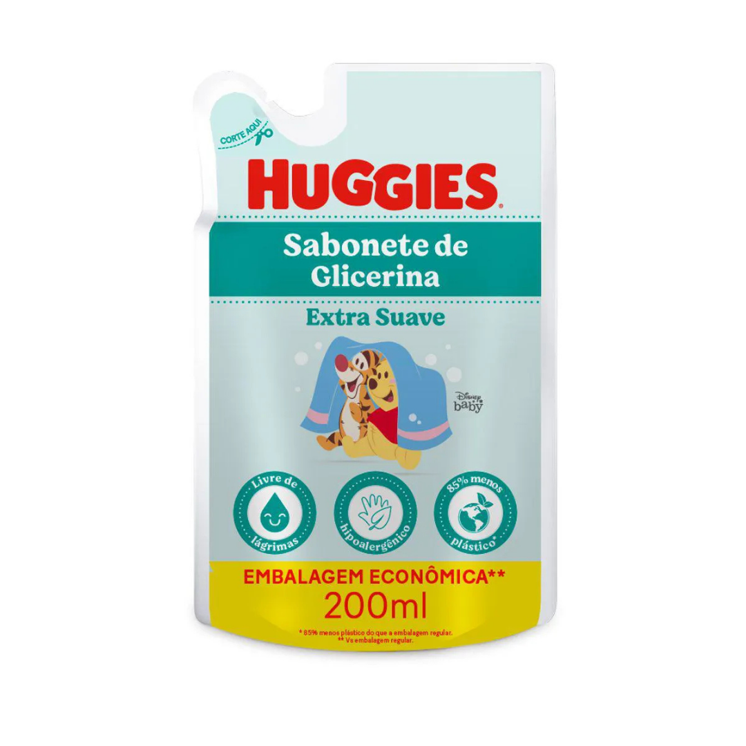 Sabonete Líquido Huggies Cobertura Suave Rf (Refil de 200ml)