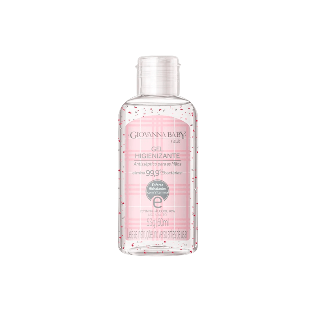 Alcool Gel Giovana Baby Classic 70% Giovanna Baby (Embalagem de 60ml)