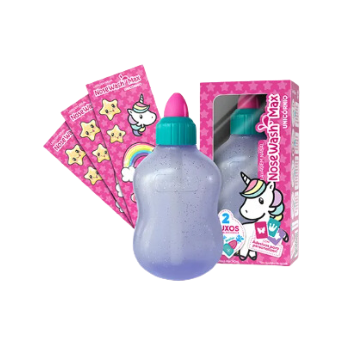 Dispensador. Nasal Nosewash Unicornio Nosewash Max (Embalagem de 240ml)