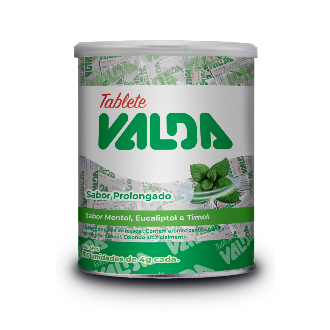 Valda Tablete Eurofarma (Pote com 100 unidades de 100unidades)