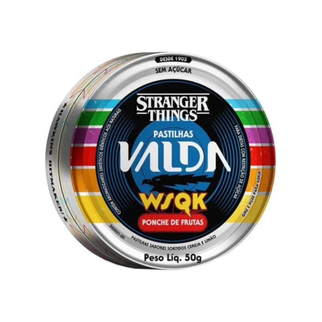 Valda Ponc Frutas Stranger Things Eurofarma (Embalagem com 10 unidades de 50g)