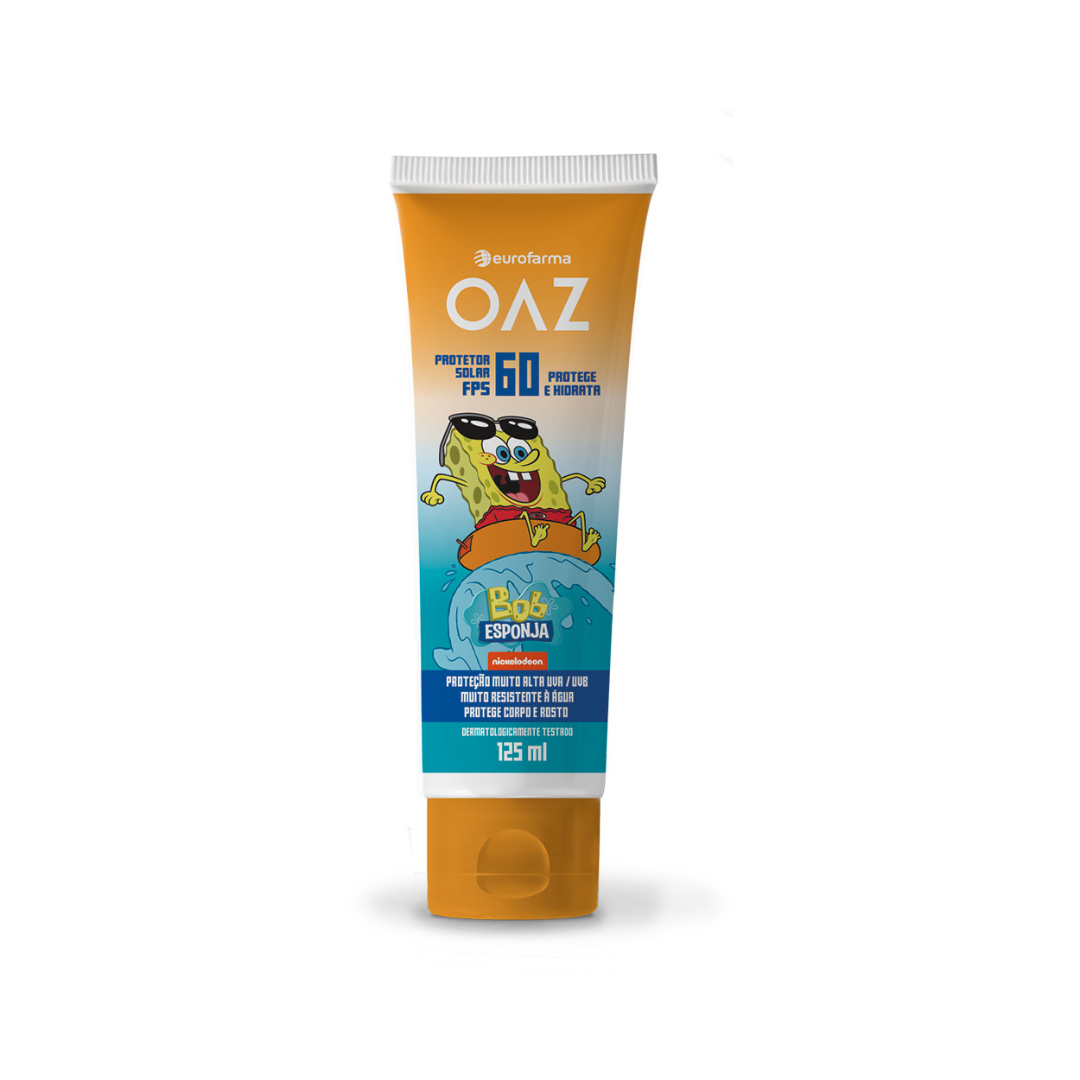 Protetor Solar Oaz Fps60 Kids Eurofarma (Embalagem de 125ml)