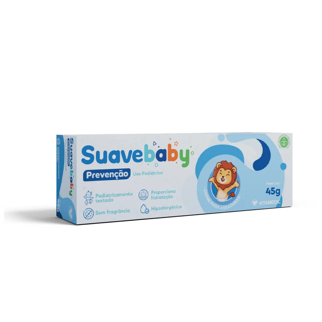 Suavebaby Menino Creme - Bg Vitamedic (Bisnaga de 45g)