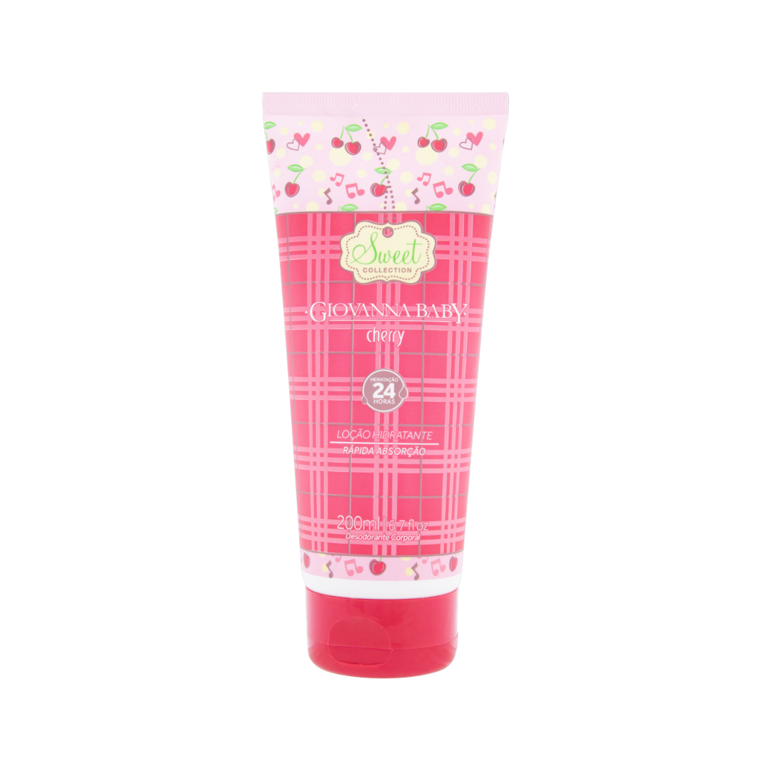 Loção Hidratante Cherry Giovanna Baby (Frasco de 200ml)