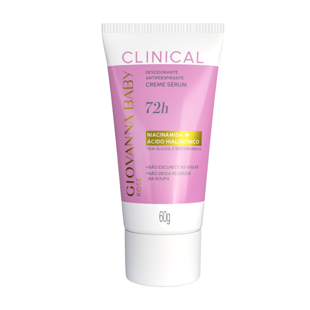 Desodorante Creme Rose 72h Giovanna Baby (Bisnaga de 60g)