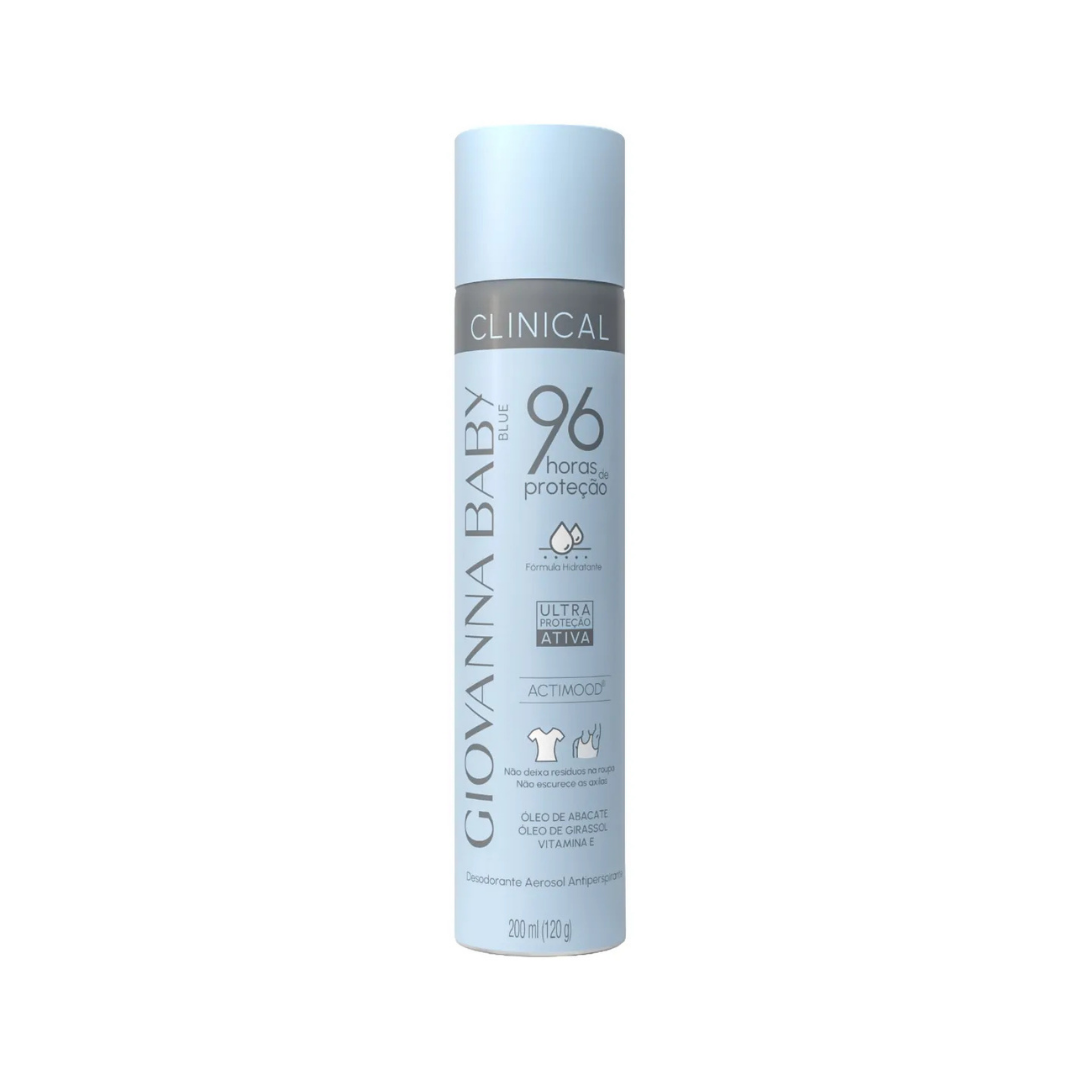 Desodorante Aerossol Blue 96h Giovanna Baby (Frasco de 200ml)