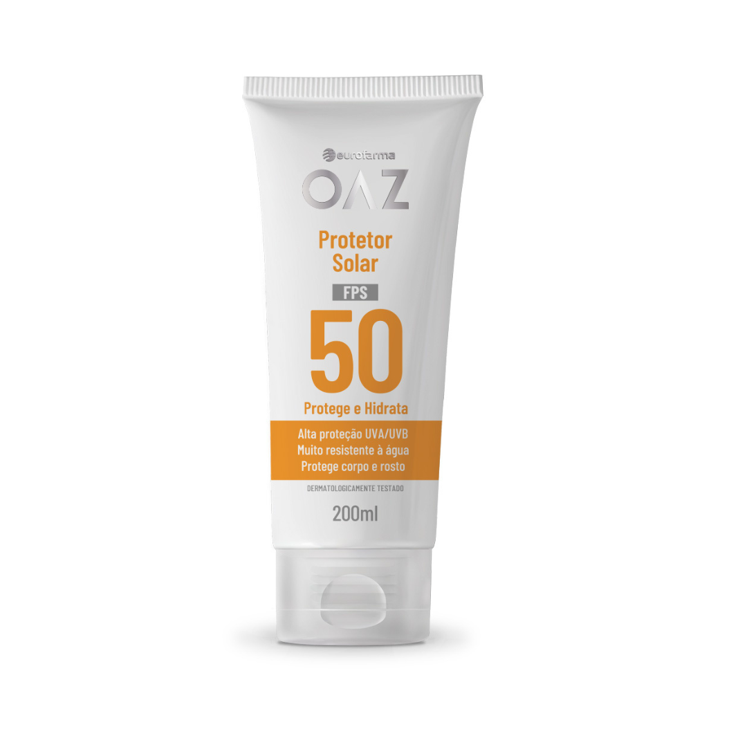 Protetor Solar Oaz Fps50 Eurofarma (Embalagem de 200ml)