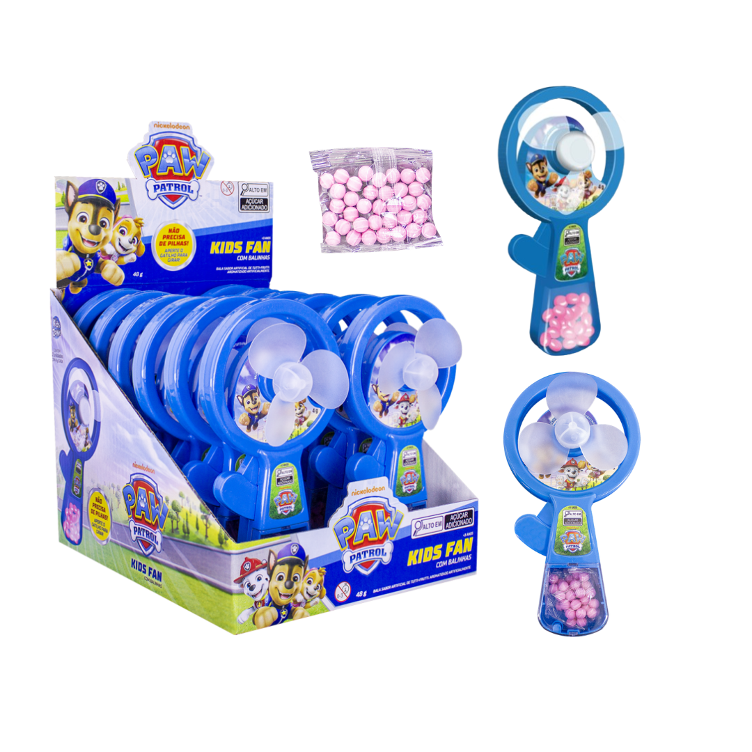 Ventilador C/pastilhas Patrulha Canina Kids Zone