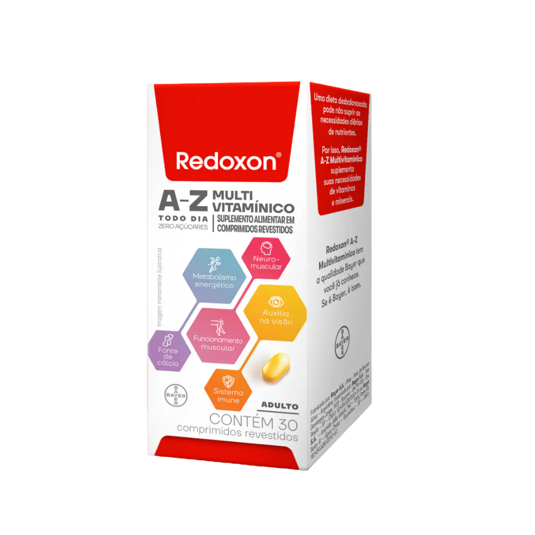 Redoxon A-Z Multivitamínico Bayer (Embalagem de 30comp)