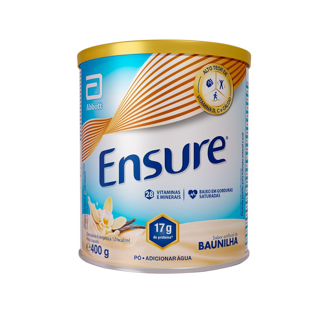 Ensure em Pó Baunilha Abbott (Lata de 400g)