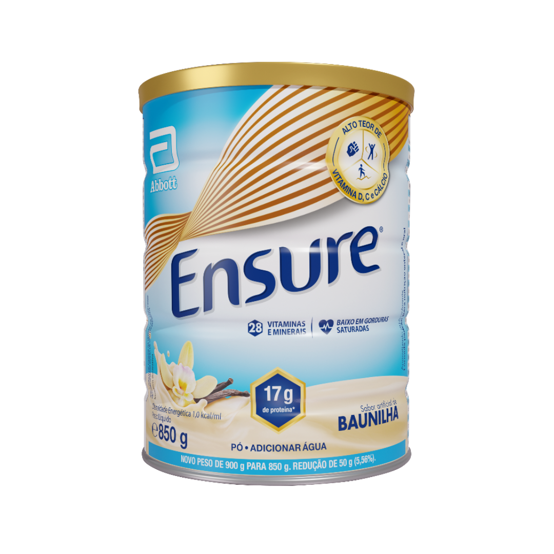 Ensure em Pó Baunilha Abbott (Lata de 850g)