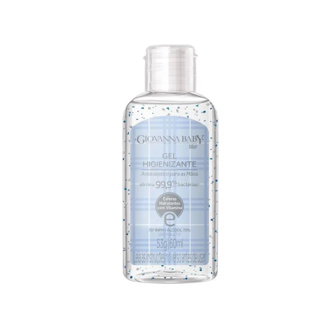 Alcool Gel Giovana Baby Blue 70% Giovanna Baby (Embalagem de 60ml)