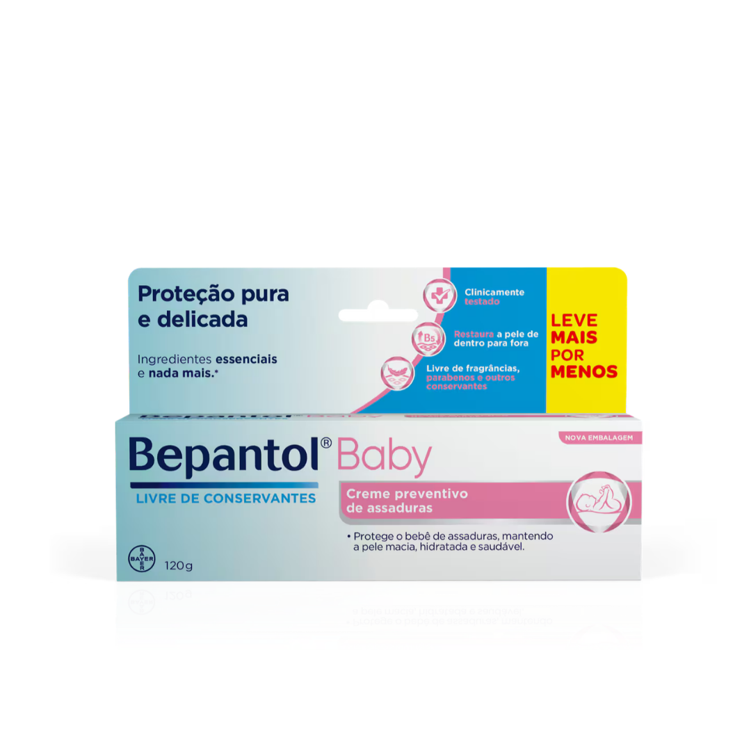 Creme Assaduras Bepantol Baby Bayer (Bisnaga de 120g)