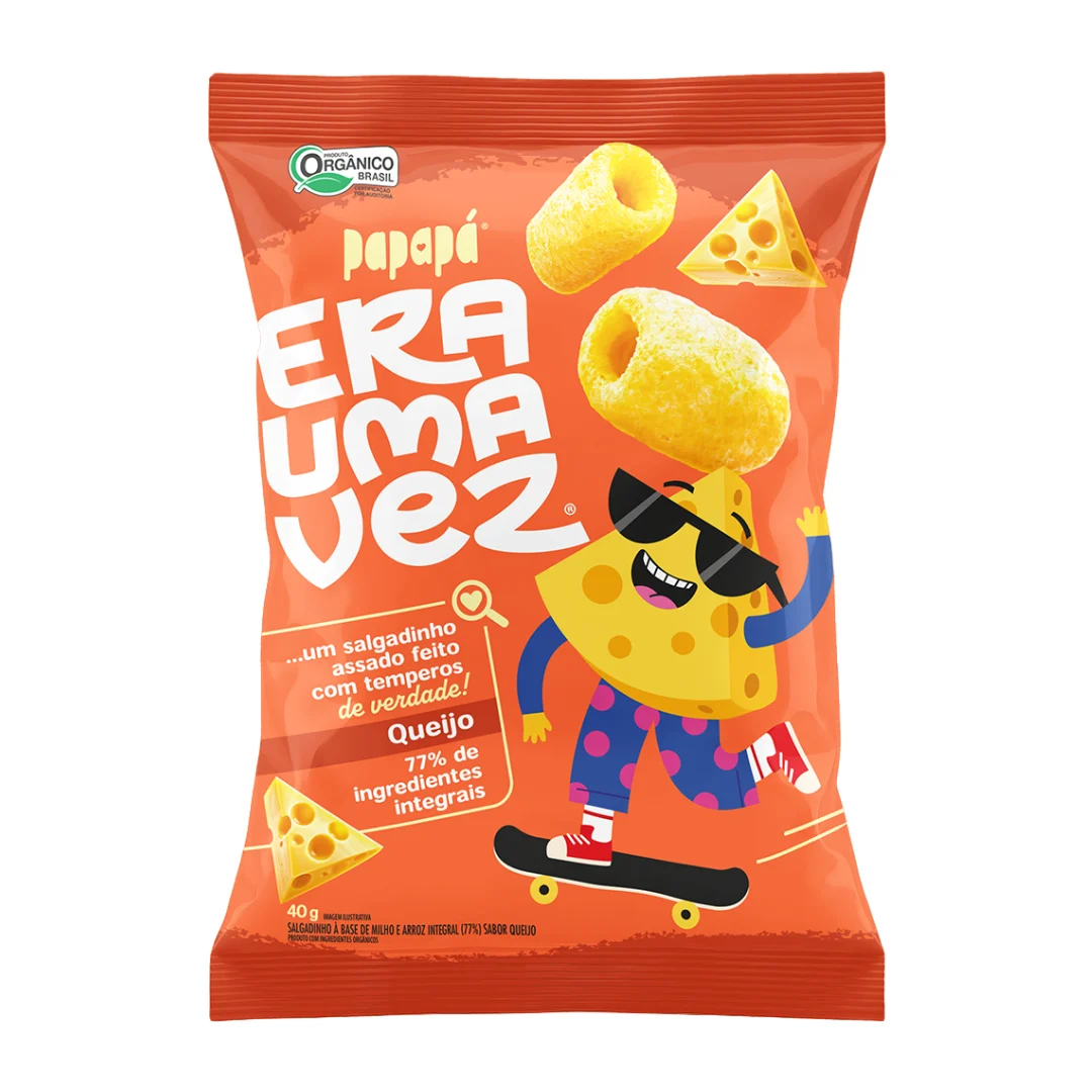 Salgadinho Queijo Era Uma Vez Papapa (Embalagem de 40g)
