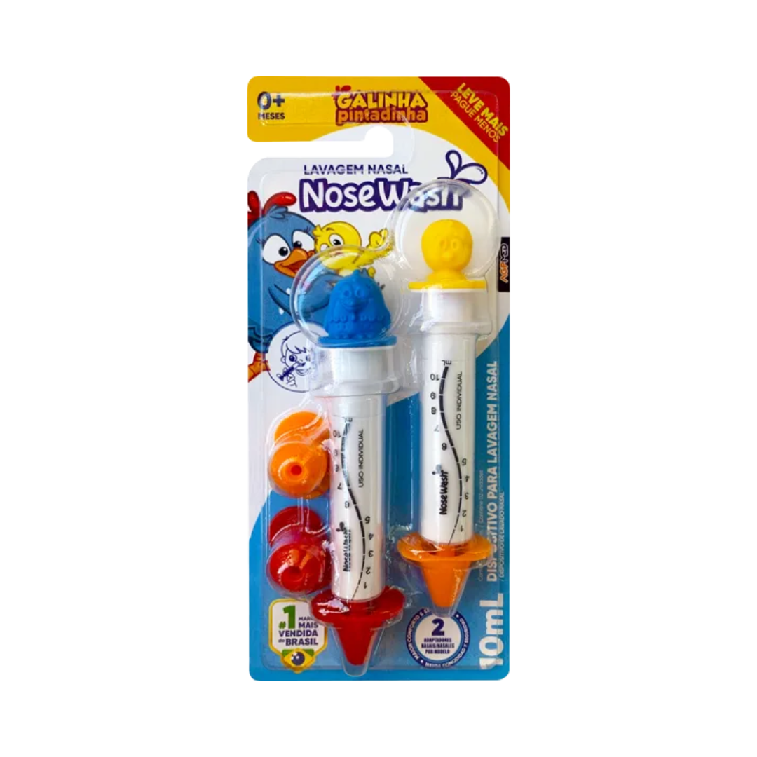 Dispensador. Nasal Nosewash Galinha (Embalagem com 2 unidades de 10ml)