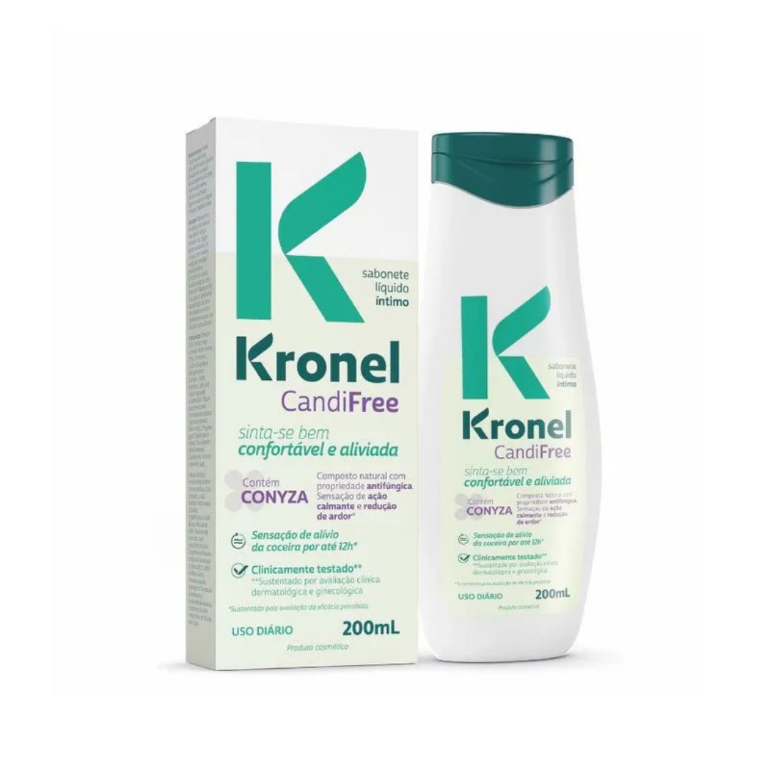 Kronel Sabonete Líquido Int Candifree Hebron (Embalagem de 200ml)