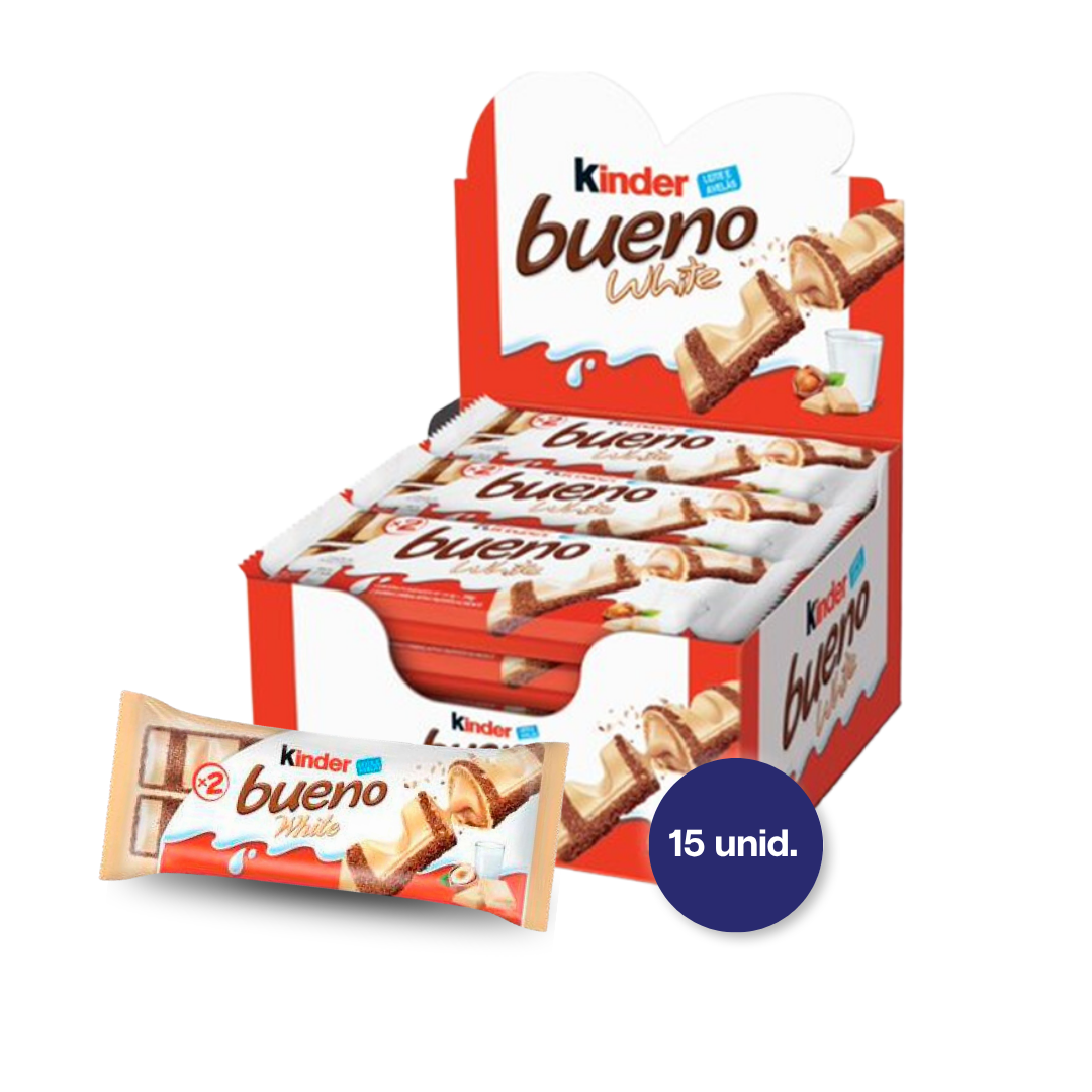 Kinder Bueno White Ferrero (Display com 15 unidades de 39g)