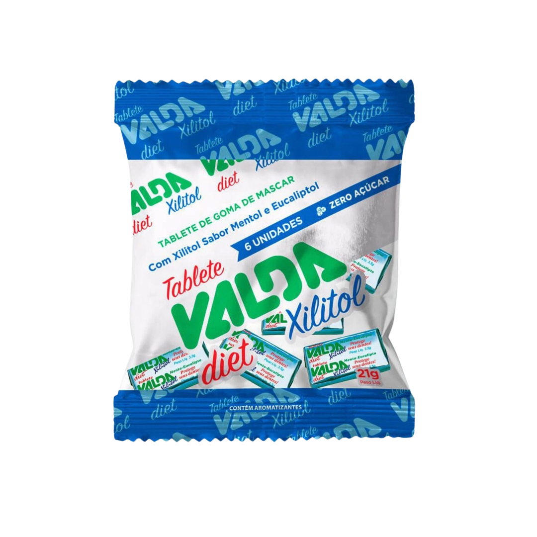 Valda Goma de Mascar Diet Sache Eurofarma (Embalagem com 15 unidades de 21g)