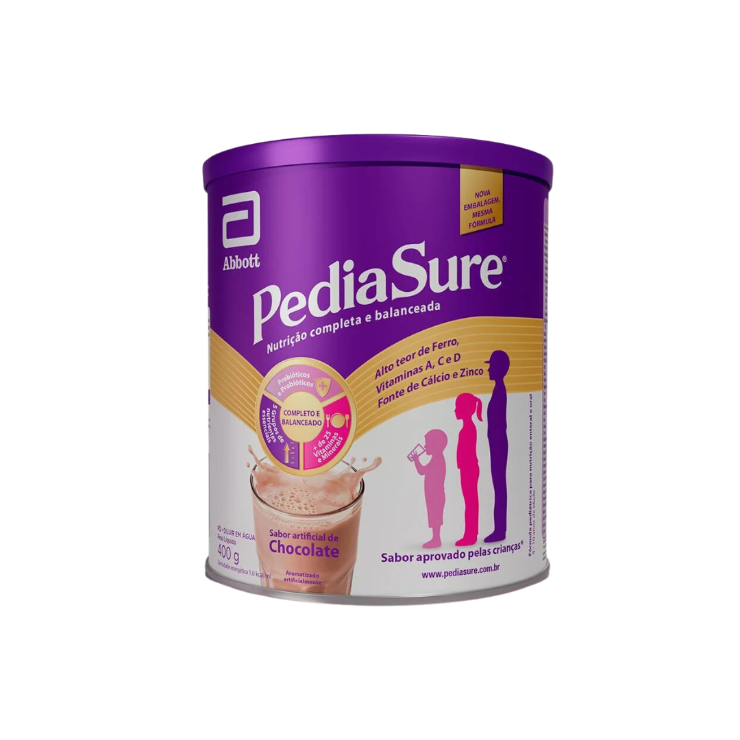 Pediasure Infantil Chocolate Abbott (Embalagem de 400g)