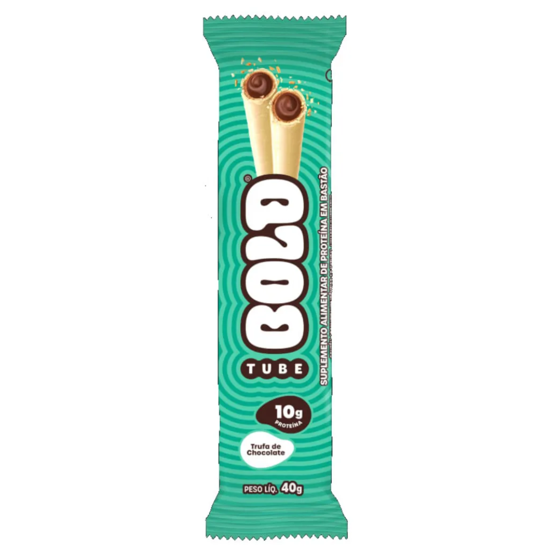 Wafer Tube Trufa Chocolate Bold (Display com 12 unidades de 40g)