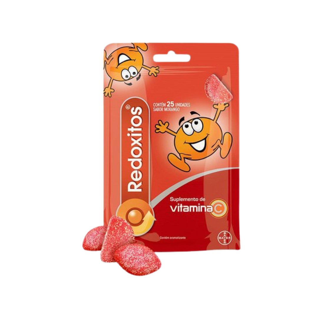 Redoxitos Morango Bayer (Embalagem de 25gomas)